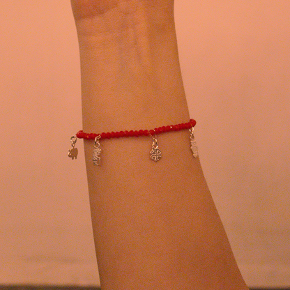 Pulsera ritual de la suerte,