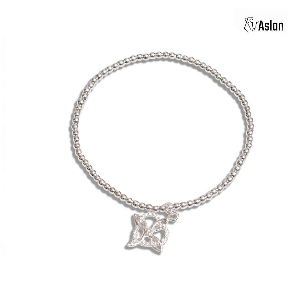 Pulsera nudo de bruja diamante