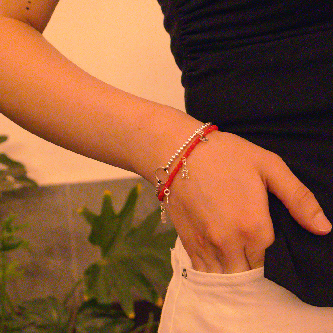 Pulsera ritual de la suerte,