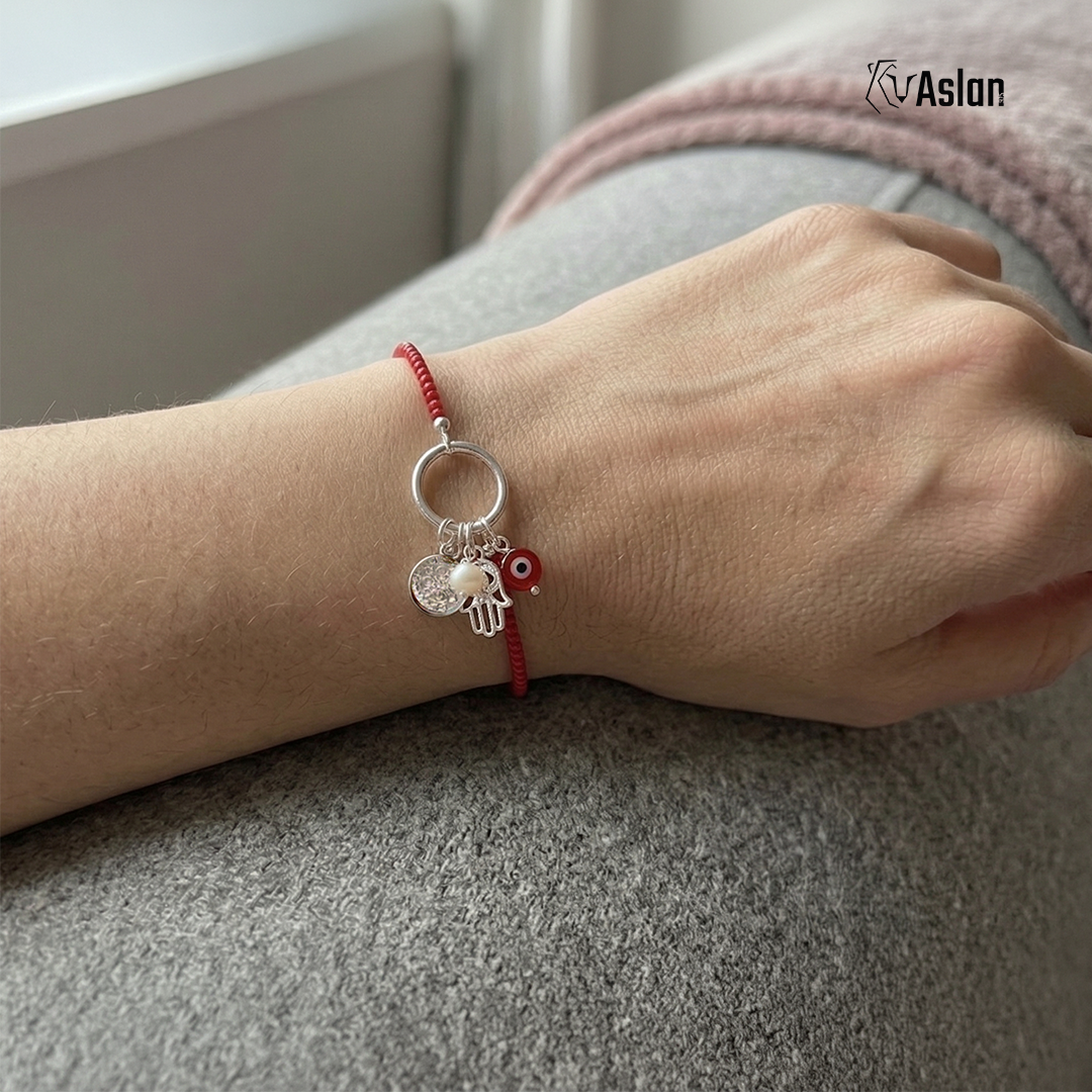Pulsera suerte roja