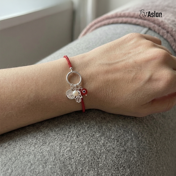 Pulsera suerte roja