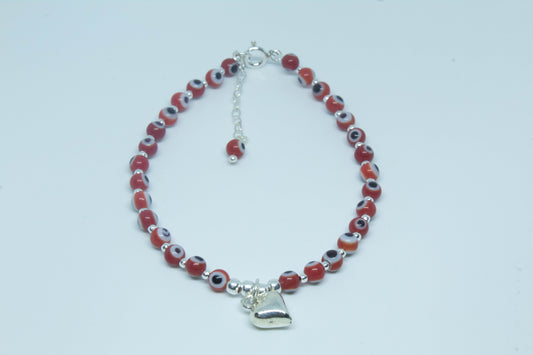 Pulsera ojito rojo redondo