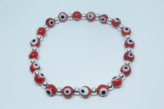 Ojito turco pulsera grande roja.